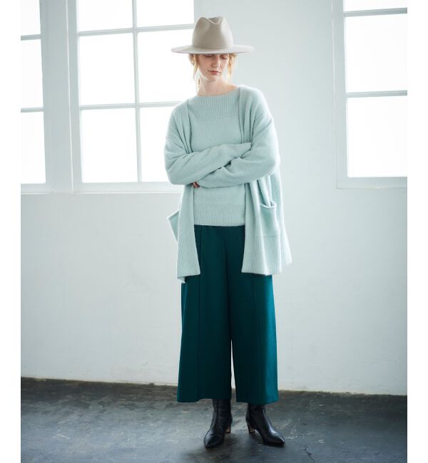 le.coeur blanc「FOX混ガウンカーディガン」|カーディガン|