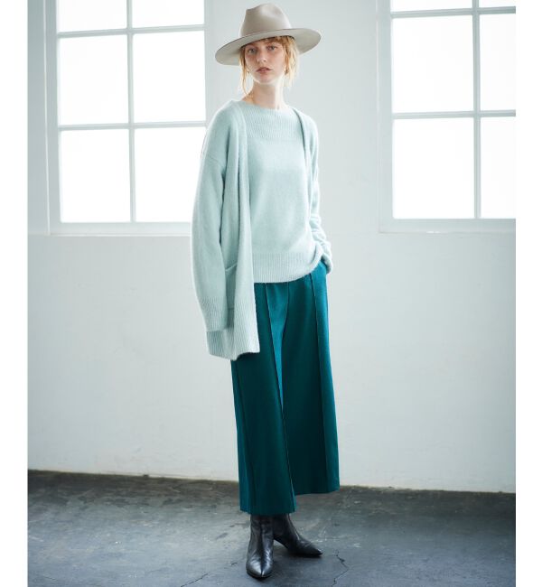 le.coeur blanc「FOX混ガウンカーディガン」|カーディガン|