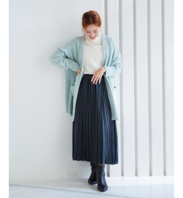 le.coeur blanc「FOX混ガウンカーディガン」|カーディガン|