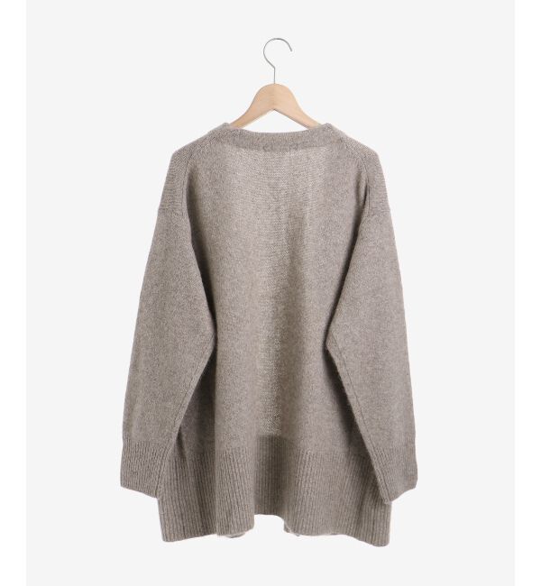 le.coeur blanc「FOX混ガウンカーディガン」|カーディガン|