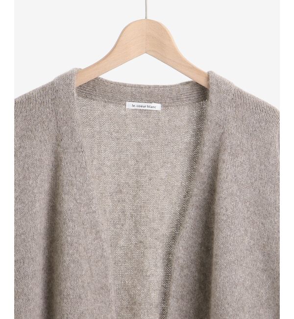 le.coeur blanc「FOX混ガウンカーディガン」|カーディガン|