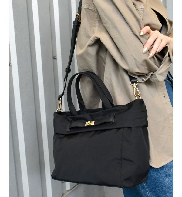  「ナイロンベルトデザイン2wayトート」|トートバッグ|