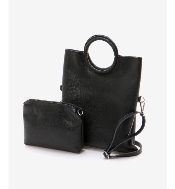  「MILLELA FIRENZE サークルハンドバッグ」|ハンドバッグ|ブラック