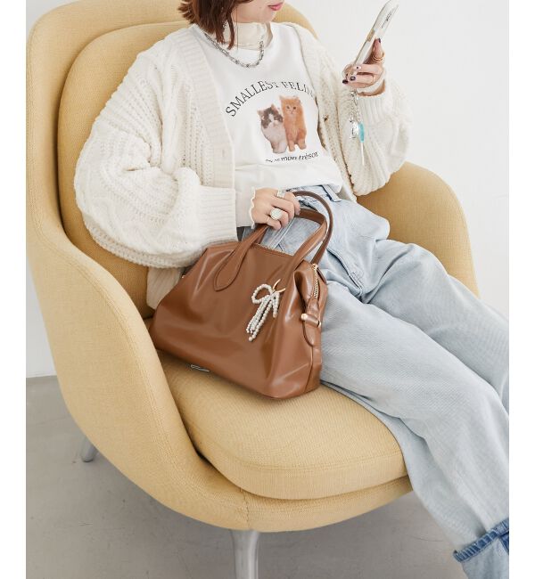 MAJESTICLEGON「ハートマシュマロモールカーディガン」|カーディガン|