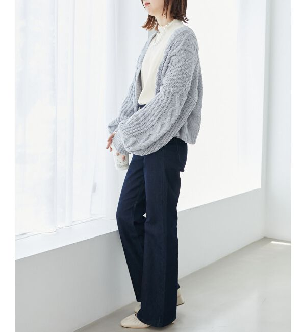 MAJESTICLEGON「ハートマシュマロモールカーディガン」|カーディガン|