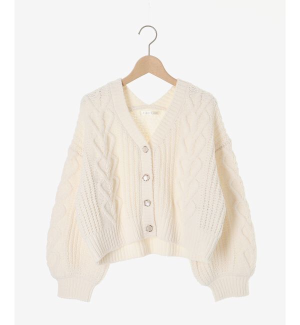 MAJESTICLEGON「ハートマシュマロモールカーディガン」|カーディガン|