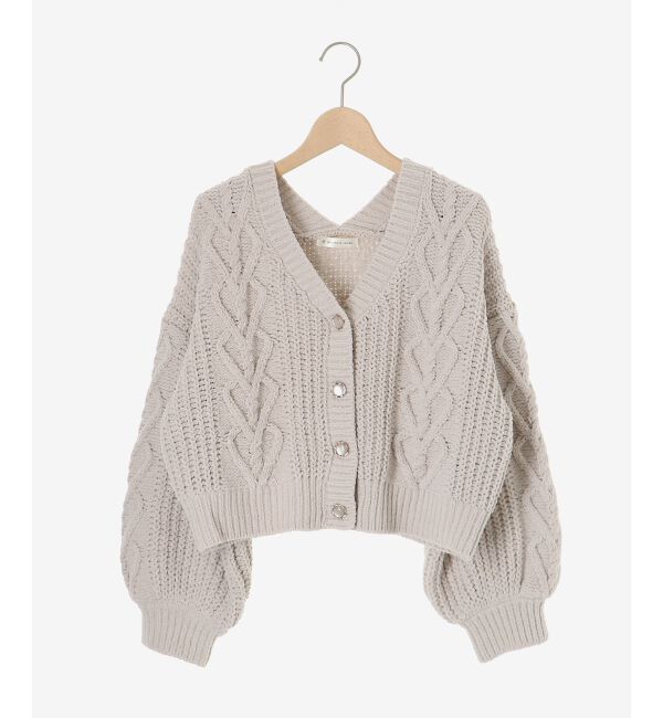 MAJESTICLEGON「ハートマシュマロモールカーディガン」|カーディガン|