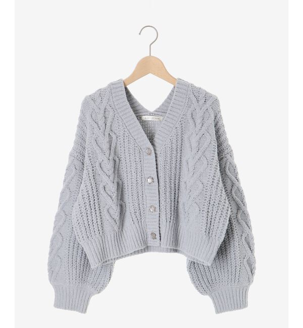 MAJESTICLEGON「ハートマシュマロモールカーディガン」|カーディガン|