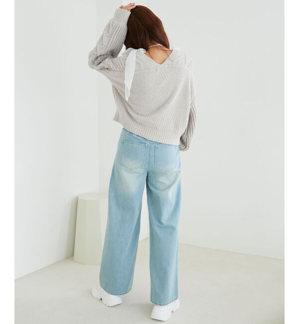 MAJESTICLEGON「ハートマシュマロモールカーディガン」|カーディガン|