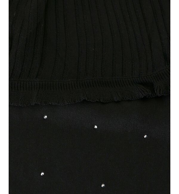  「パールチェーンキャミセットフリルカーデ」|カーディガン|