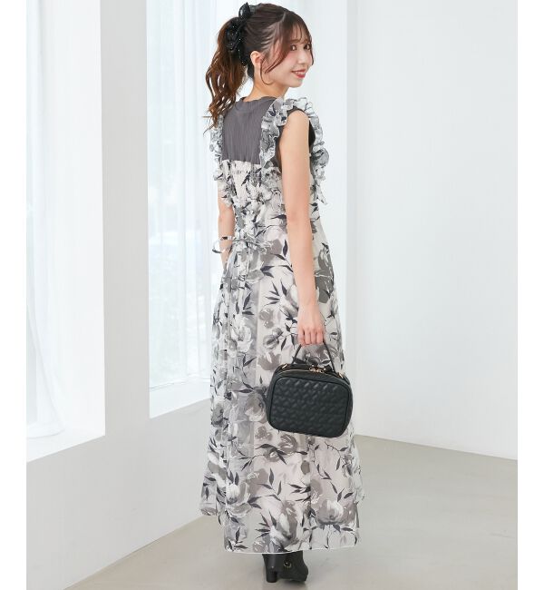  「ノースリフリルドッキングワンピ」|ワンピース|