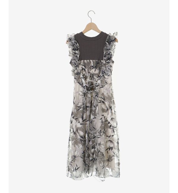  「ノースリフリルドッキングワンピ」|ワンピース|