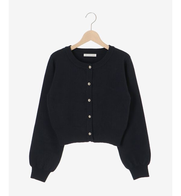  「フリルカラーセットニットカーディガン」|カーディガン|