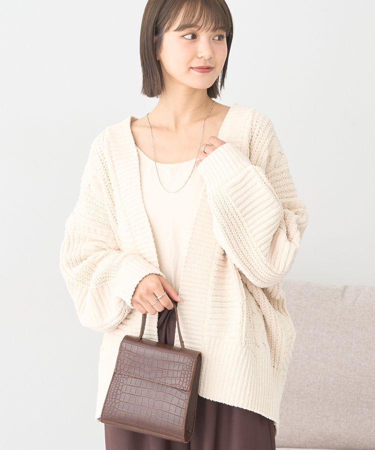 earth music&ecology「マットモールカーディガン」|カーディガン|