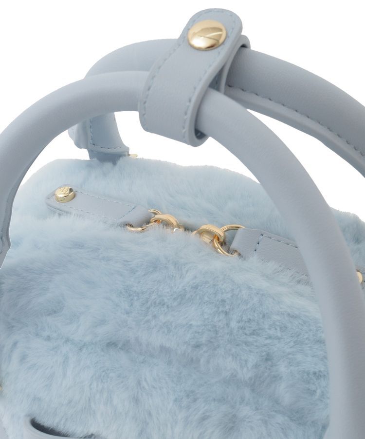 Maison de FLEUR「【限定カラーあり】フェイクファーラウンドバッグ」|ハンドバッグ|