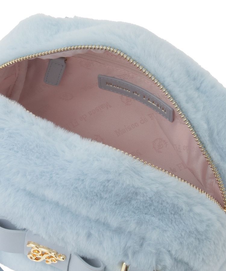 Maison de FLEUR「【限定カラーあり】フェイクファーラウンドバッグ」|ハンドバッグ|