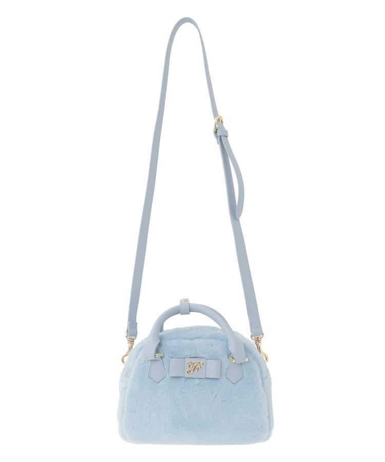 Maison de FLEUR「【限定カラーあり】フェイクファーラウンドバッグ」|ハンドバッグ|