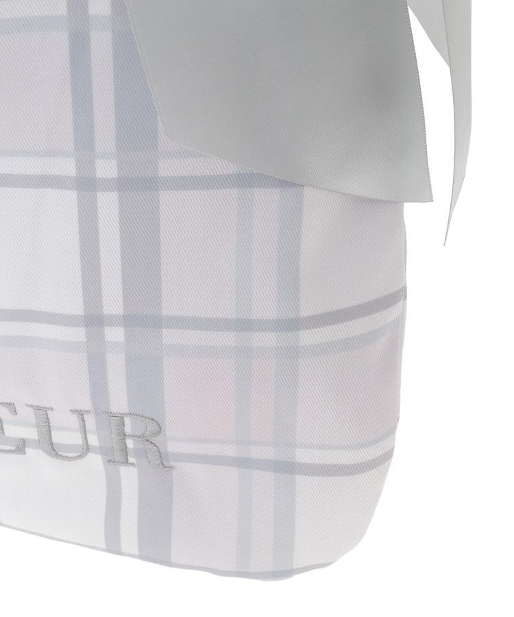 Maison de FLEUR「チェックダブルリボントートバッグ」|トートバッグ|