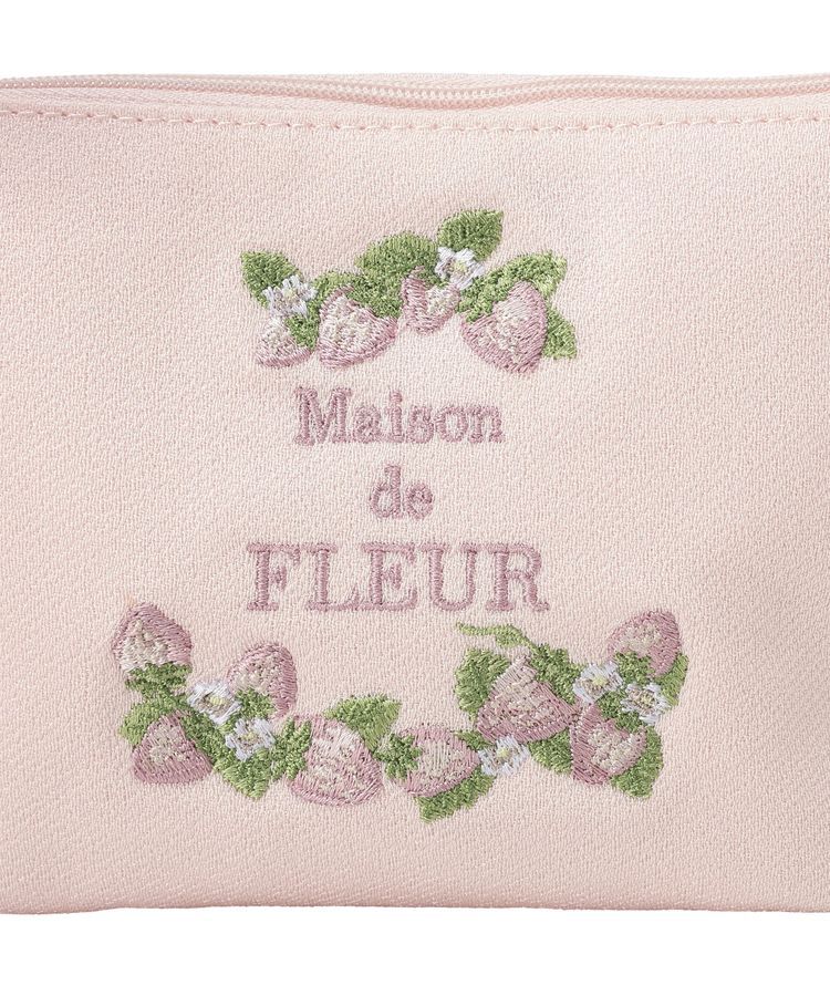 Maison de FLEUR「いちごポーチ」|ポーチ|
