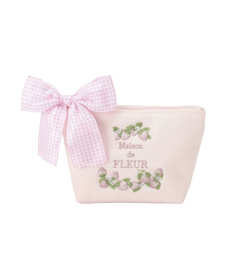 Maison de FLEUR「いちごポーチ」|ポーチ|