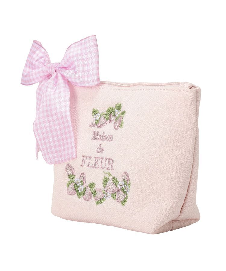 Maison de FLEUR「いちごポーチ」|ポーチ|