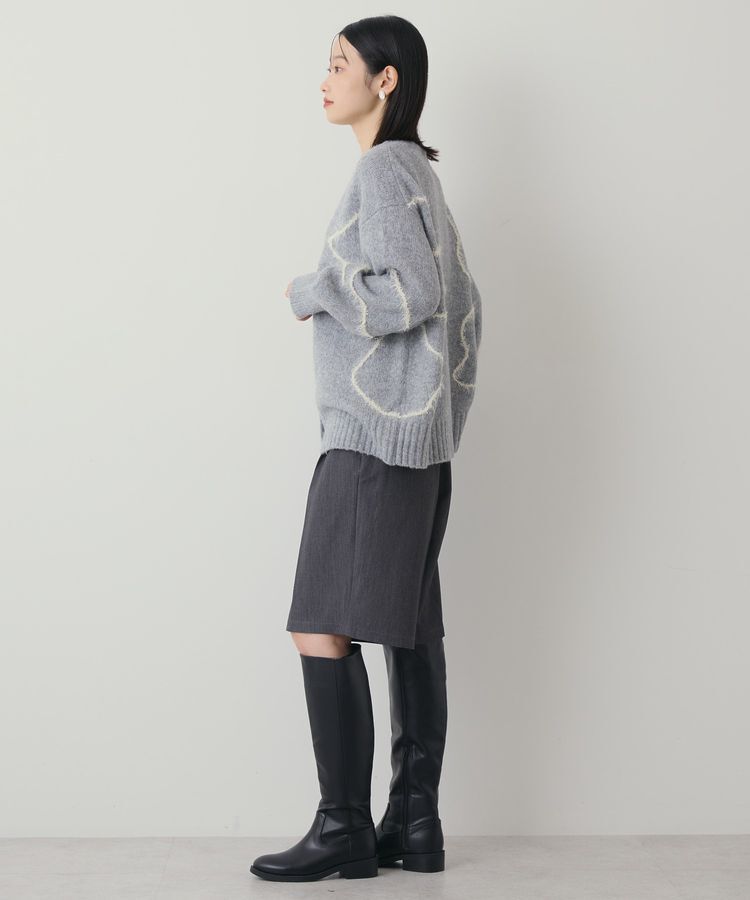 AMERICAN HOLIC「ニュアンスライン柄Vネックカーディガン」|カーディガン|