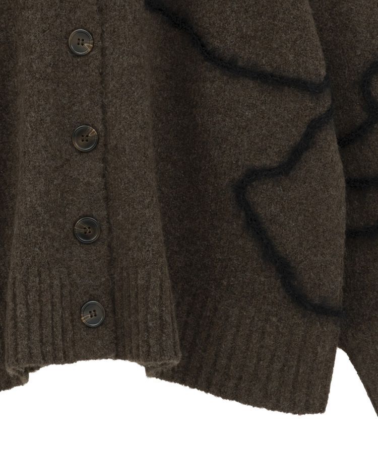 AMERICAN HOLIC「ニュアンスライン柄Vネックカーディガン」|カーディガン|