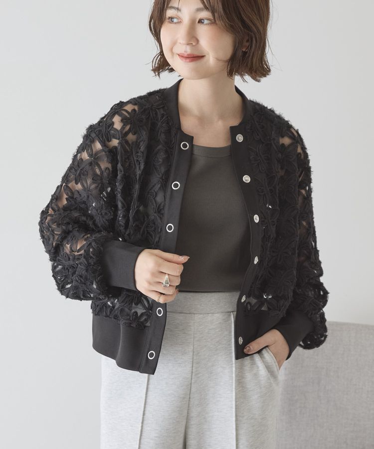 AMERICAN HOLIC「アートレースカーディガン」|カーディガン|