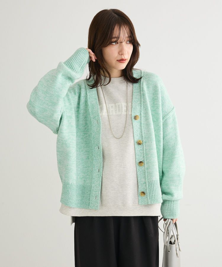 Green Parks「MIXニットカーディガン」|カーディガン|Green