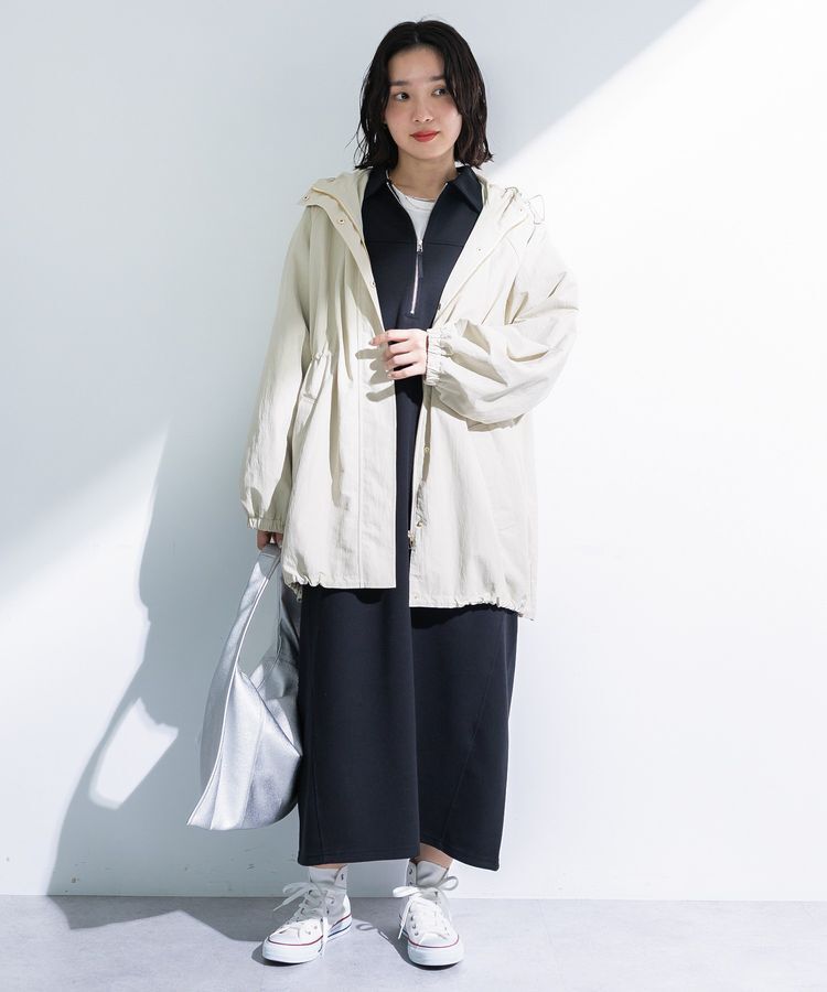 Green Parks「ポロ衿ハーフZIPカットワンピース」|ワンピース|