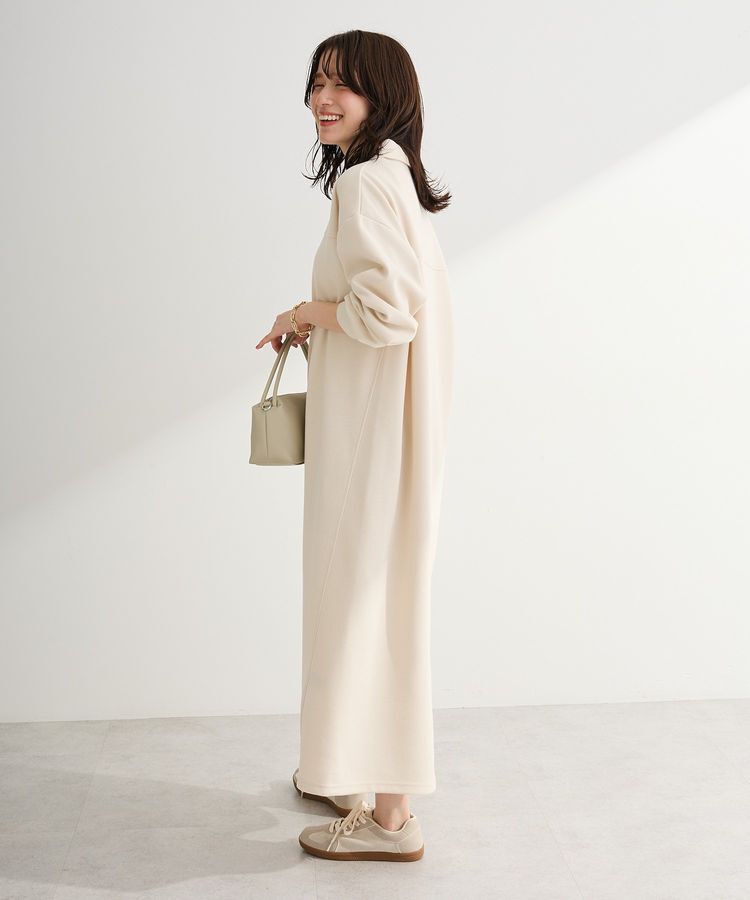 Green Parks「ポロ衿ハーフZIPカットワンピース」|ワンピース|