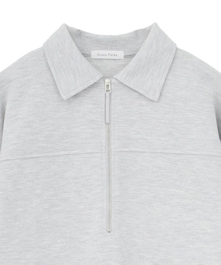 Green Parks「ポロ衿ハーフZIPカットワンピース」|ワンピース|