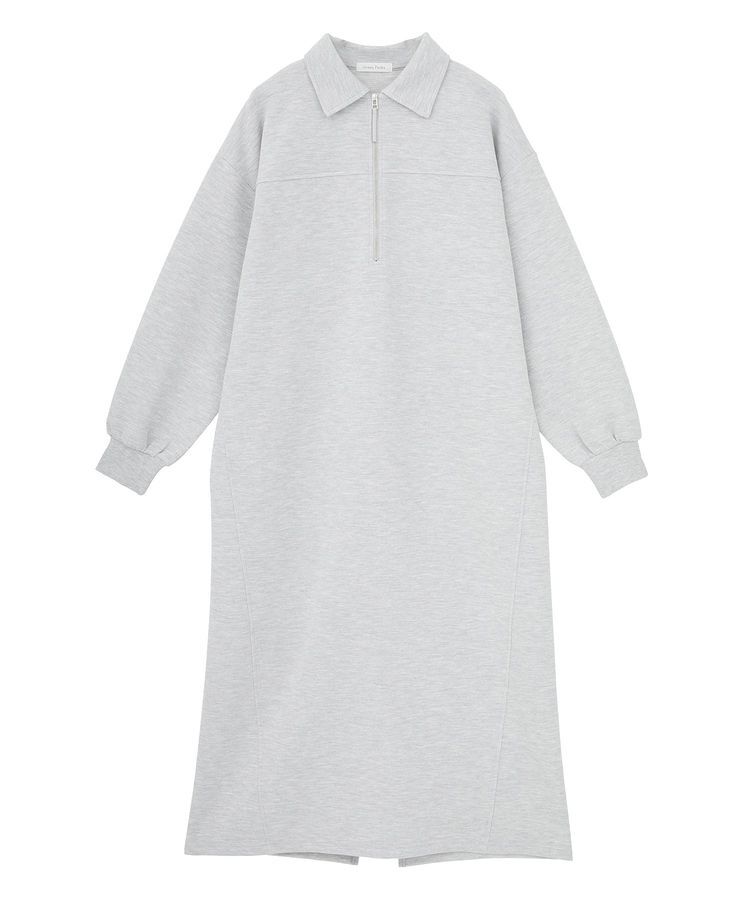 Green Parks「ポロ衿ハーフZIPカットワンピース」|ワンピース|