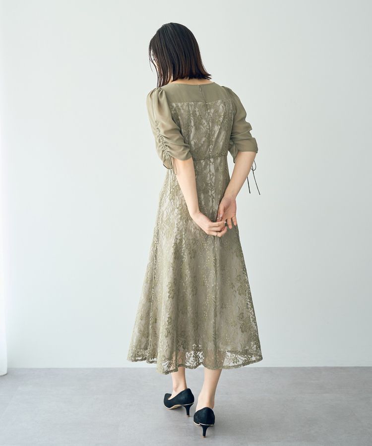 YECCA VECCA「レース切替フレアドレス」|ワンピース|
