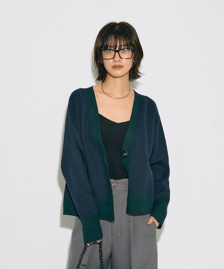 YECCA VECCA「【archive】リバーシブルカーディガン」|カーディガン|
