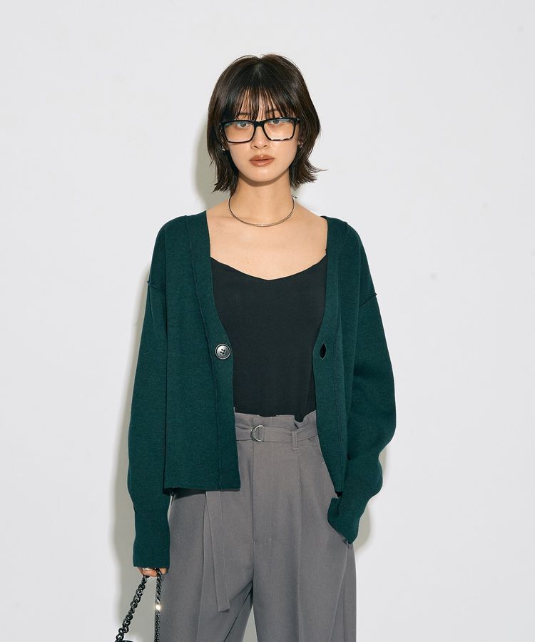 YECCA VECCA「【archive】リバーシブルカーディガン」|カーディガン|