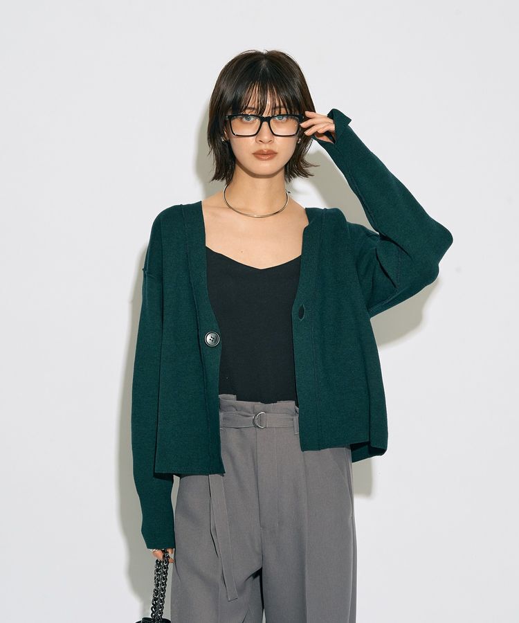 YECCA VECCA「【archive】リバーシブルカーディガン」|カーディガン|