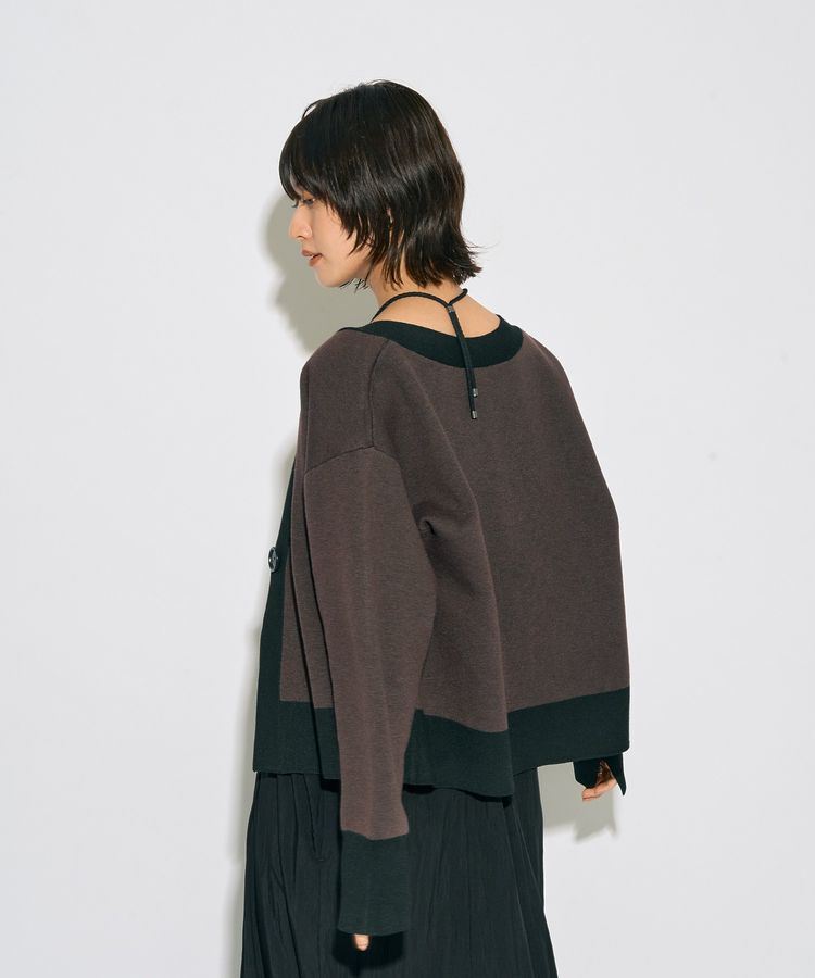 YECCA VECCA「【archive】リバーシブルカーディガン」|カーディガン|