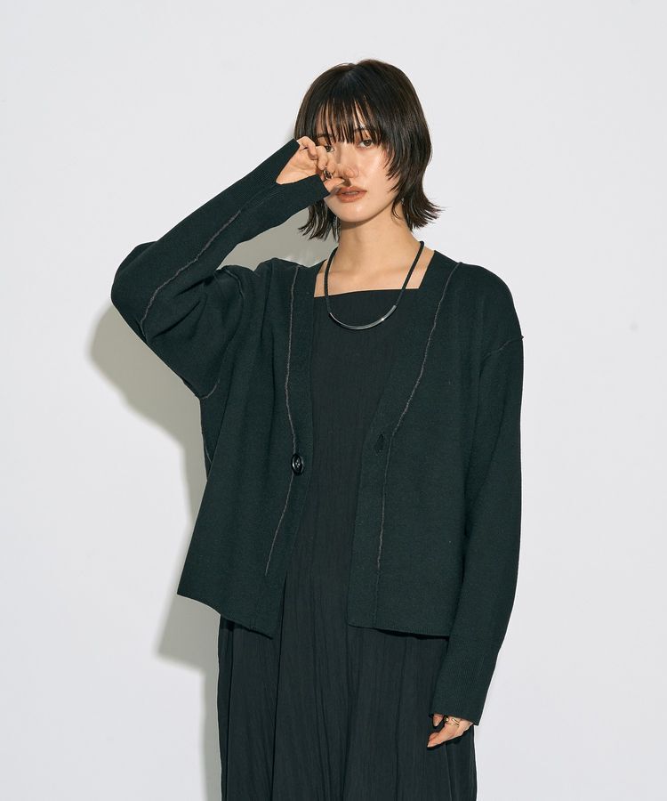 YECCA VECCA「【archive】リバーシブルカーディガン」|カーディガン|