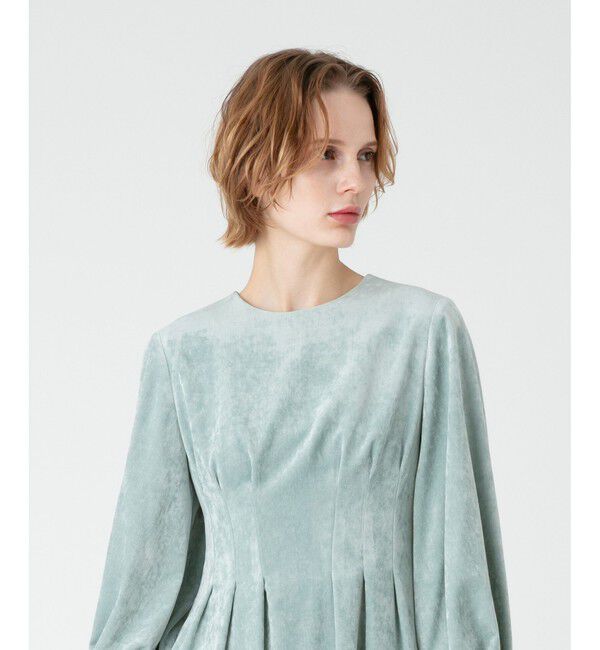 LOULOU WILLOUGHBY「【LOULOU WILLOUGHBY】ブライトコールタックワンピース」|ワンピース|