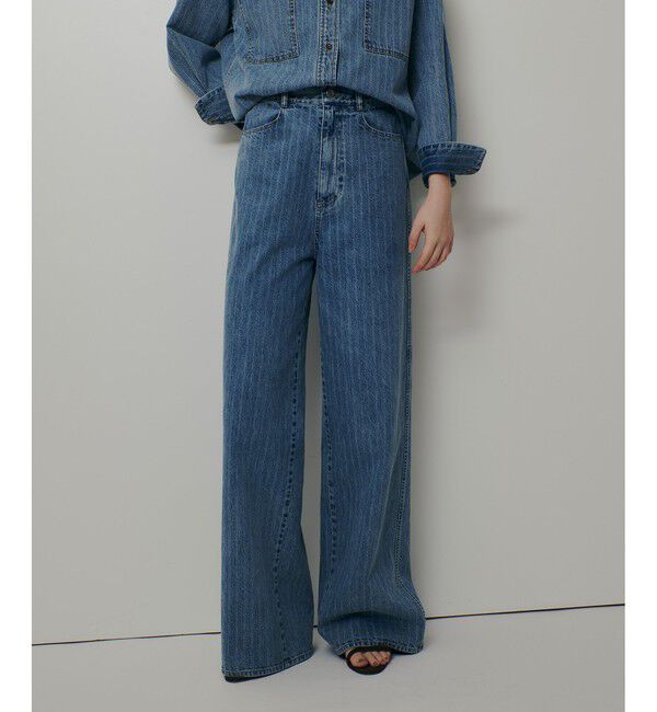 allureville「デニムバギーパンツ」|デニム|