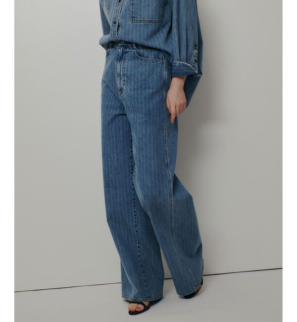 allureville「デニムバギーパンツ」|デニム|