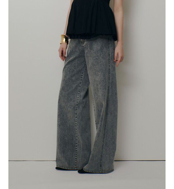 allureville「デニムバギーパンツ」|デニム|