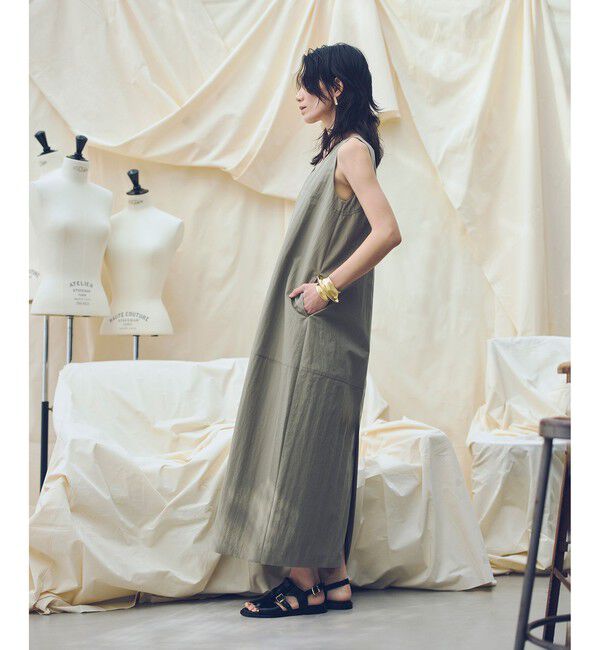 allureville「ノースリーブコクーンワンピース」|ワンピース|