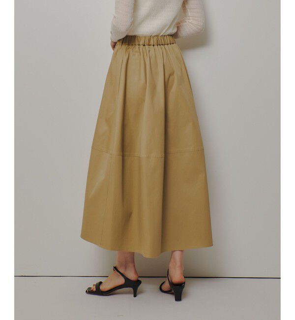 allureville「チノバルーンギャザースカート」|スカート|