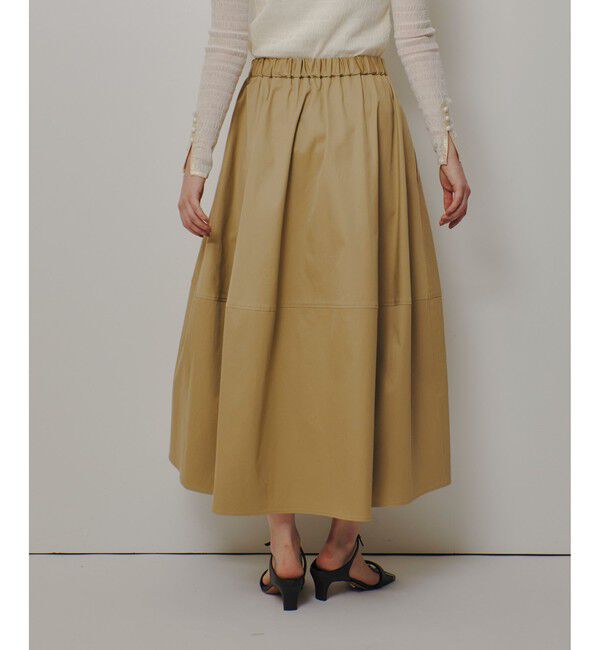 allureville「チノバルーンギャザースカート」|スカート|