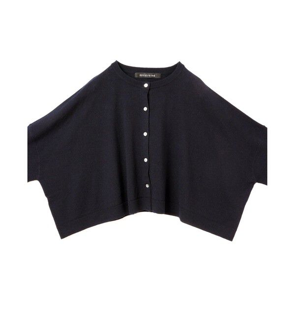 mizuiro ind「mizuiro ind クルーネックショートカーディガン」|カーディガン|