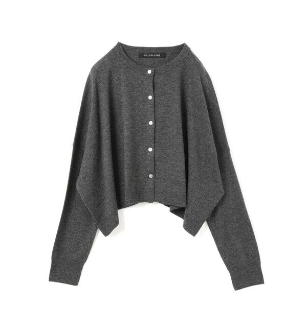 mizuiro ind「mizuiro ind クルーネックショートカーディガン」|カーディガン|