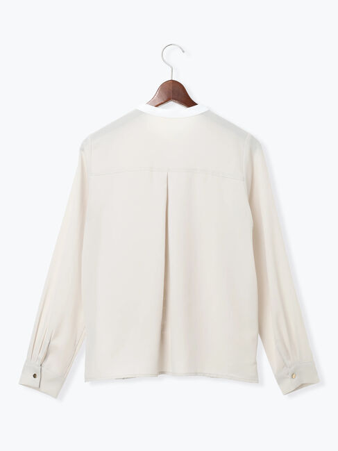 Te chichi「【WEB限定カラーあり】フロントレースブラウス」|シャツ・ブラウス|