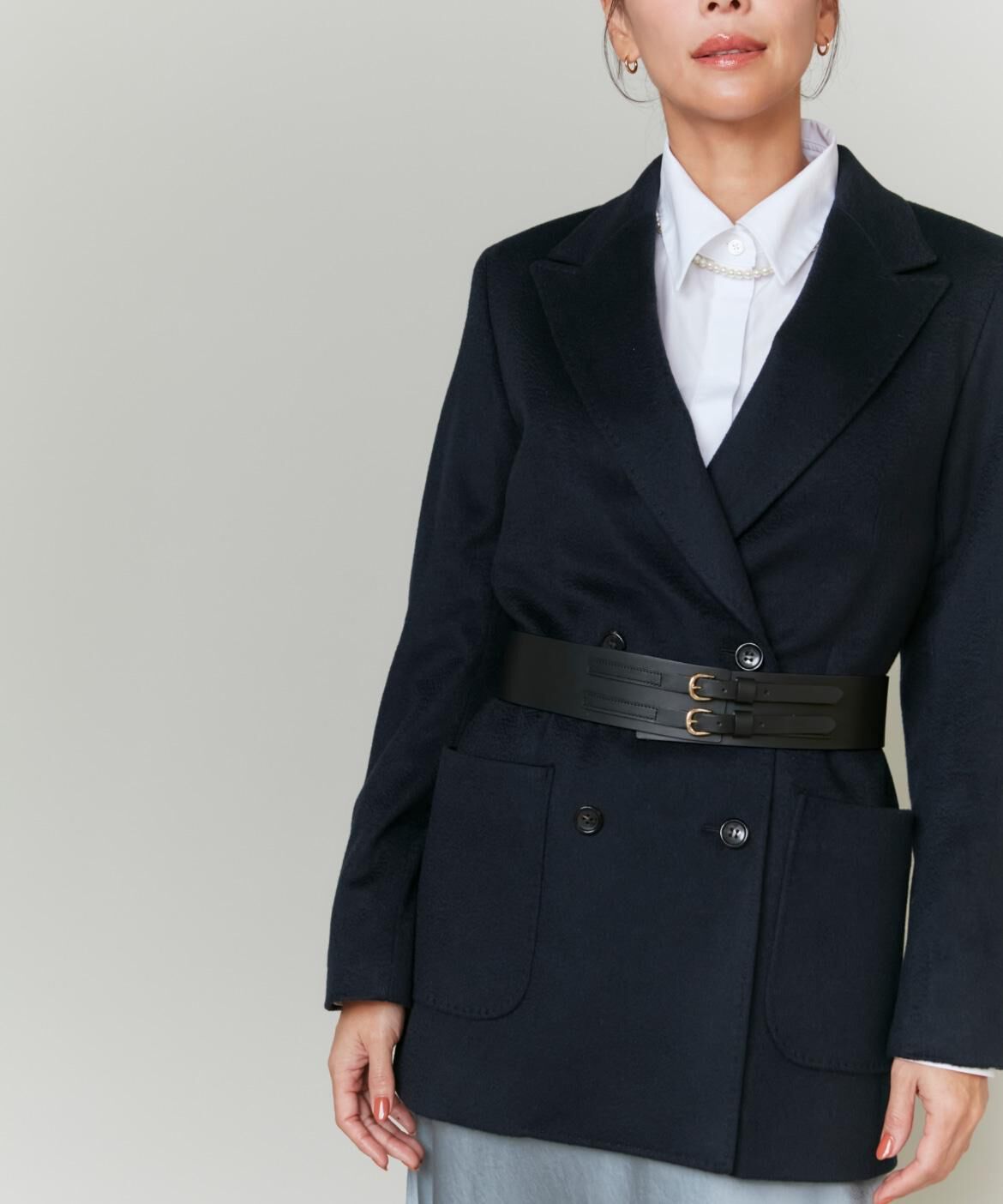 INED「ダブルバックルベルト」|ベルト|